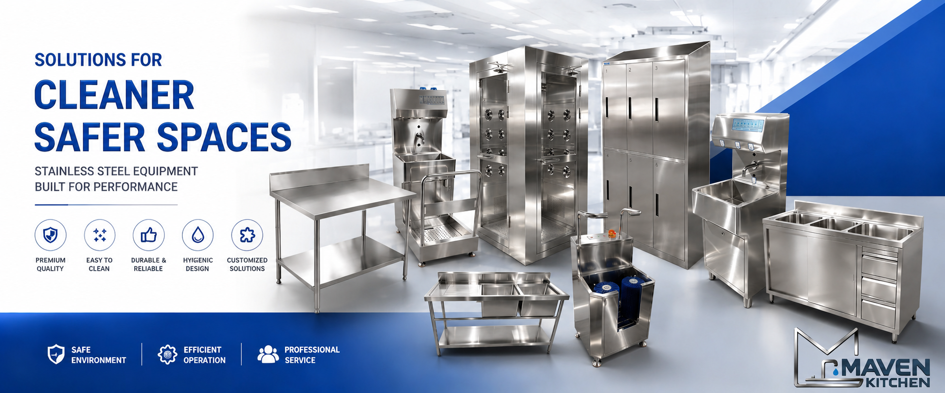 Professional stainless steel equipment