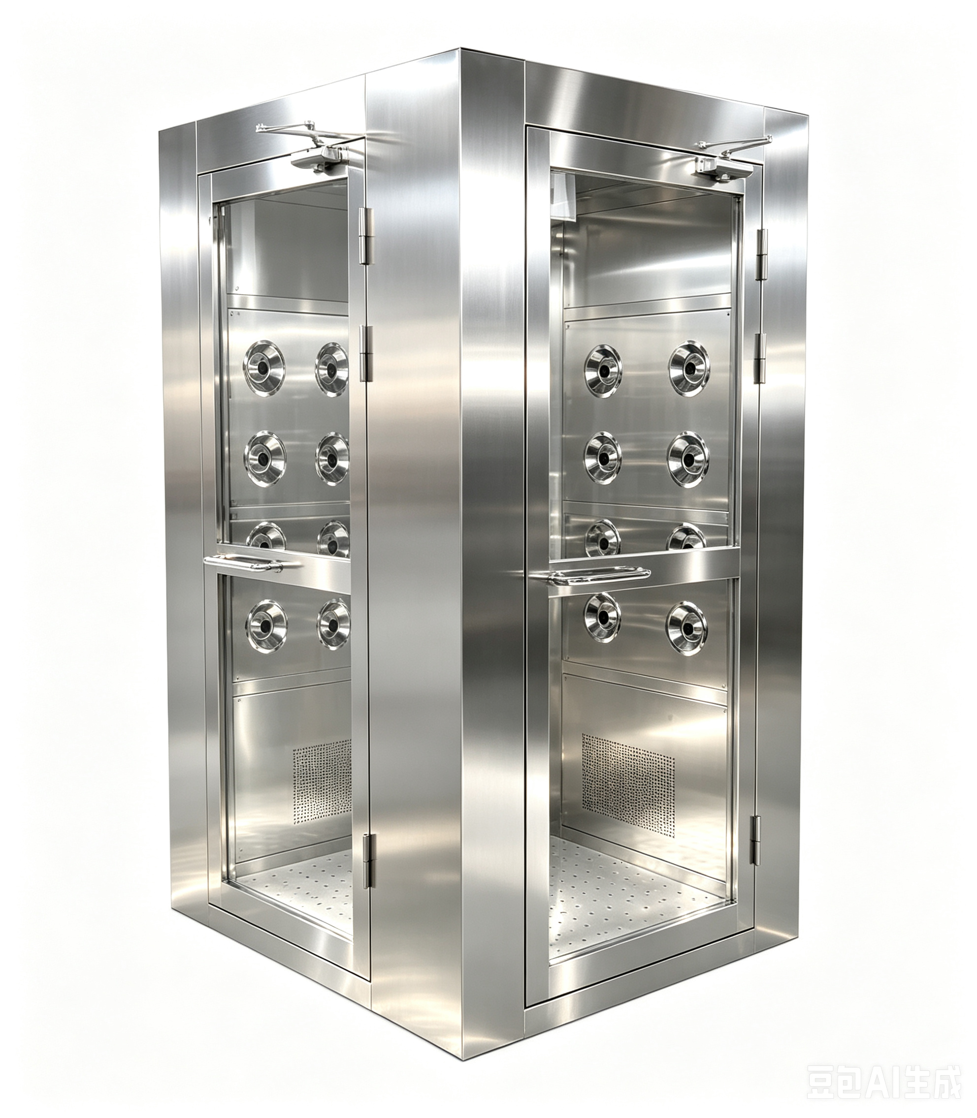 Stainless steel air shower